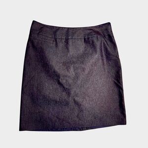 Merona Elegant Dark Denim Blue Jean Women's Skirt